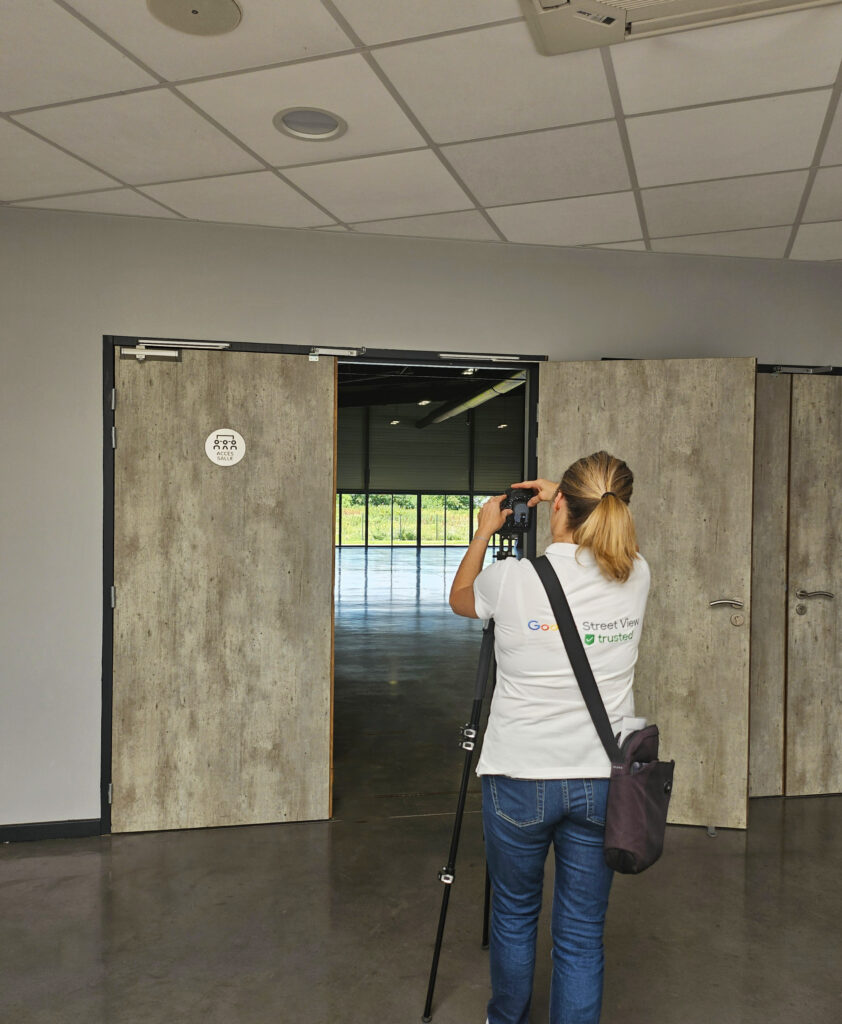 Photographe à l'Espace Chantemelles pour la création d'une visite virtuelle